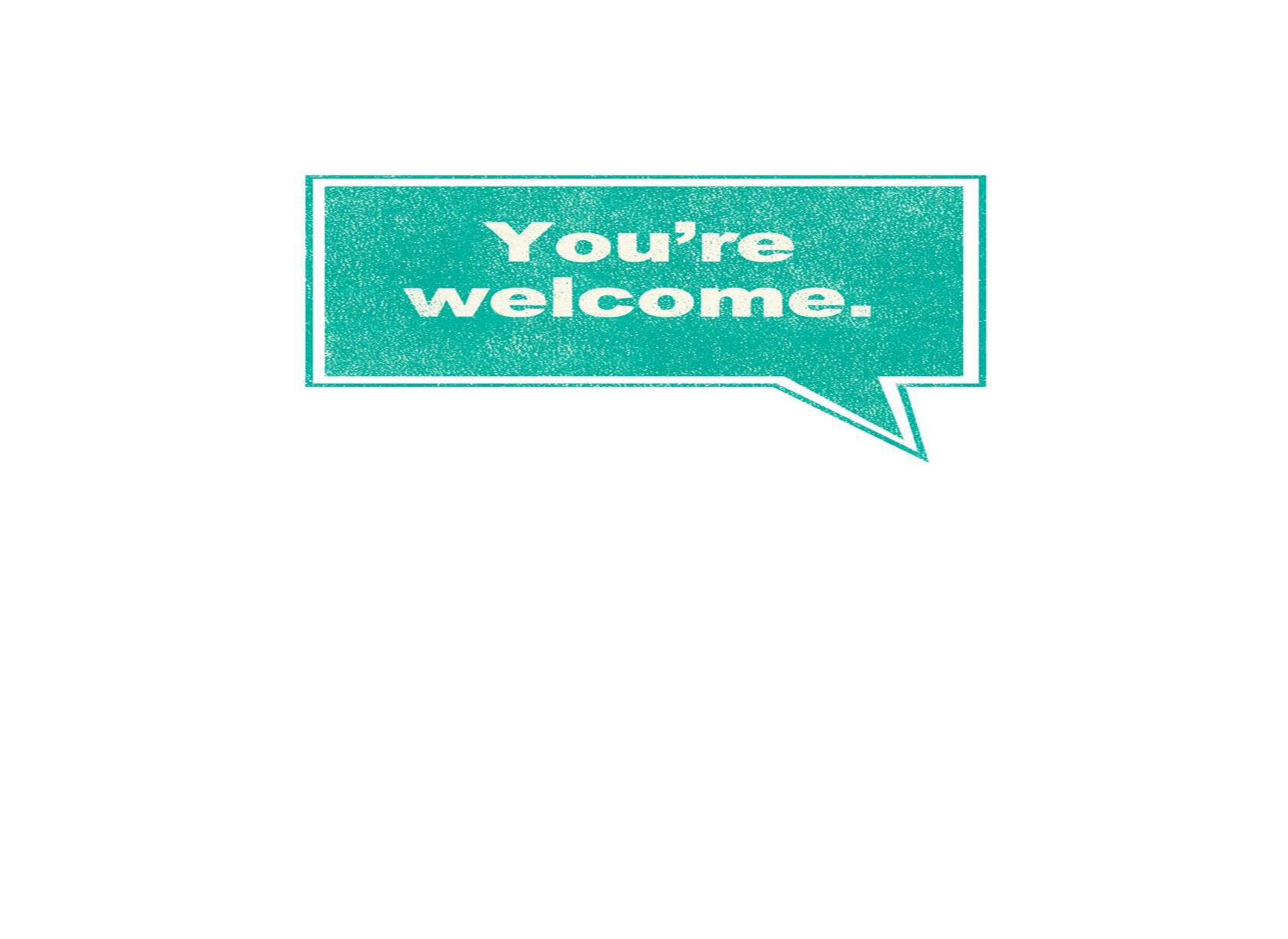 You're Welcome, Son Birthday Card