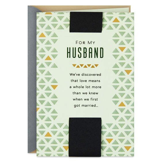 We've Discovered What Love Means Father's Day Card for Husband