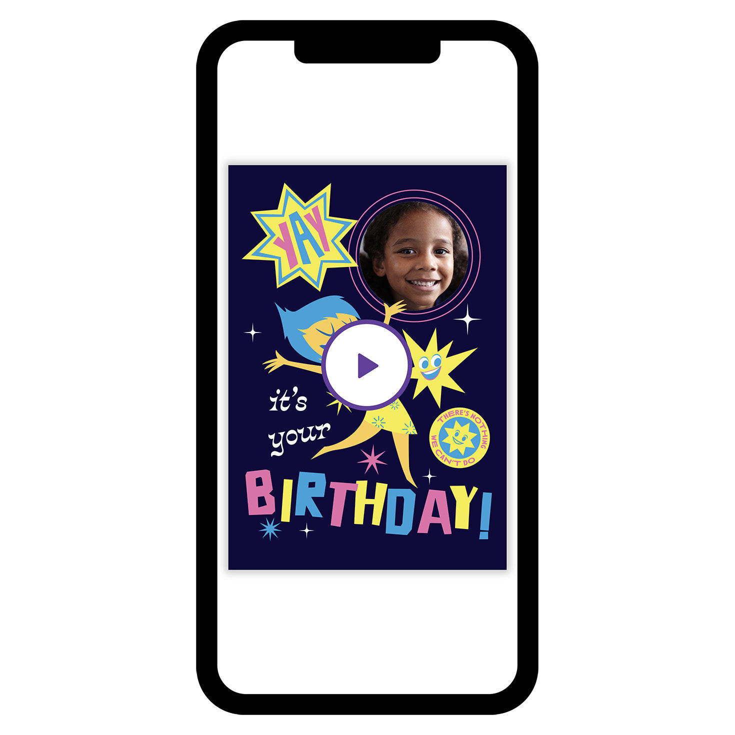 Disney/Pixar Inside Out Feel the Joy Custom Birthday Card, , large image number 8