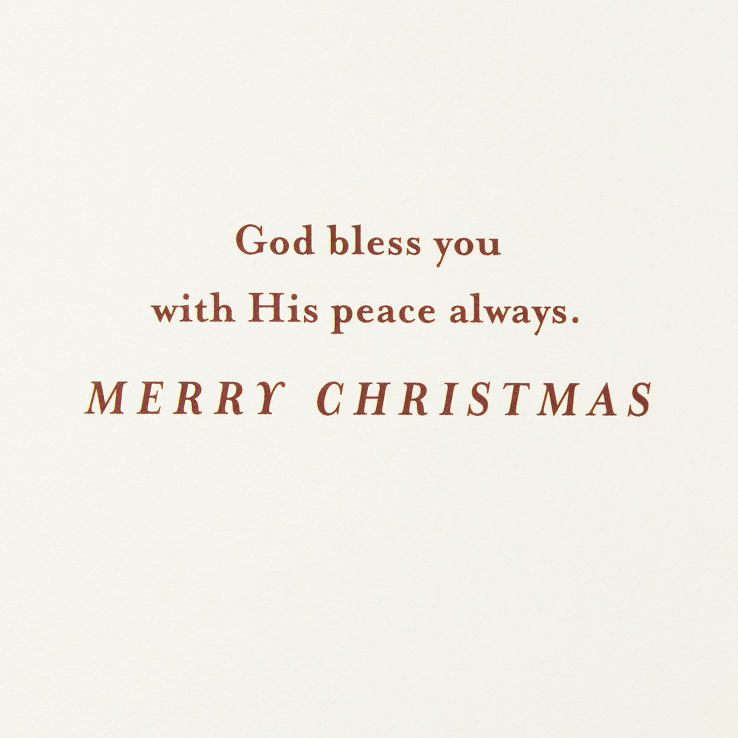 Vintage Stamp Deer Religious Christmas Card Sentiment image number 2