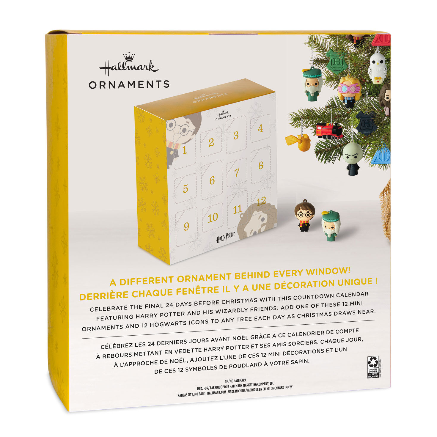 Harry Potter™ Hallmark Countdown Calendar Box With 24 Mini Ornaments for only USD 51.99 | Hallmark