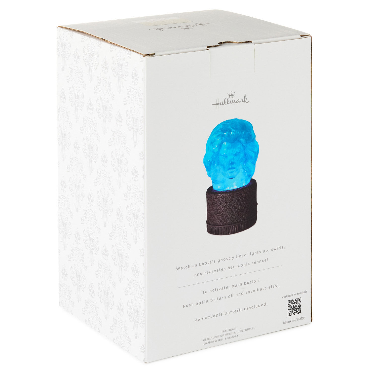 Haunted Mansion Madame Leota Globe With Sound/Light package back image number 7