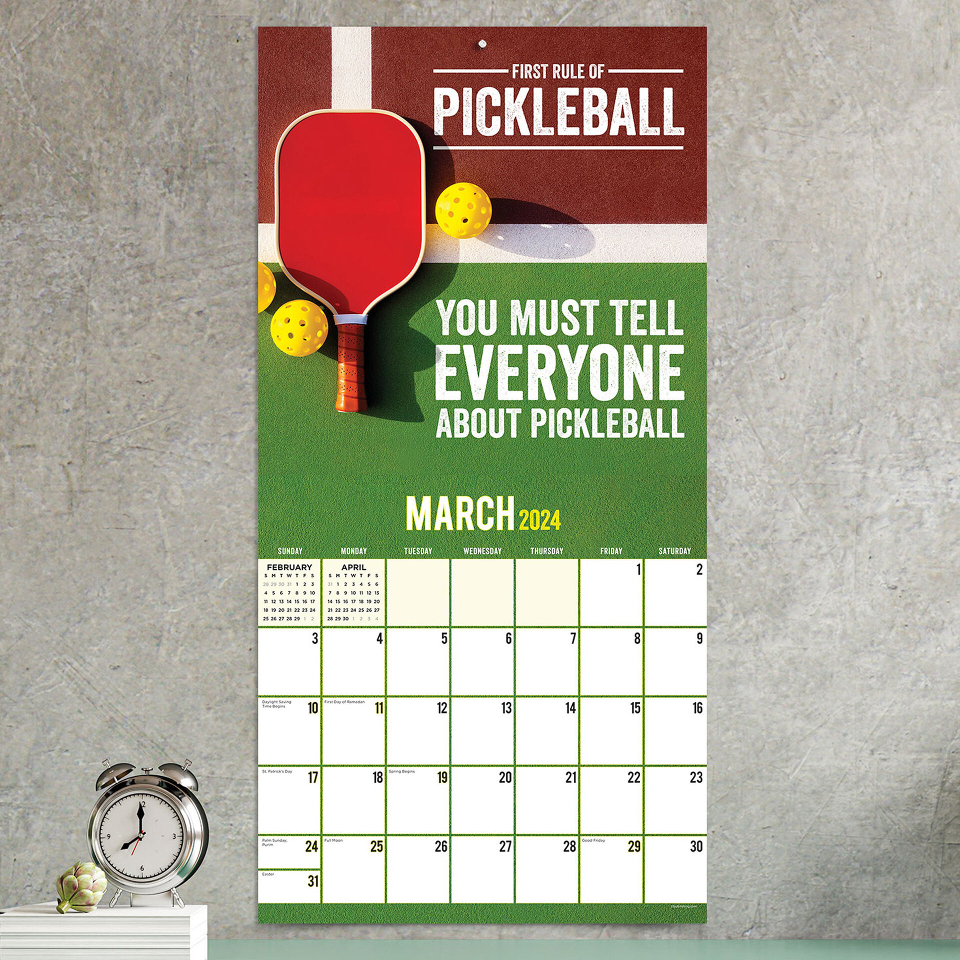 Pickleball Is Life 12Month 2024 Wall Calendar Calendars & Planners