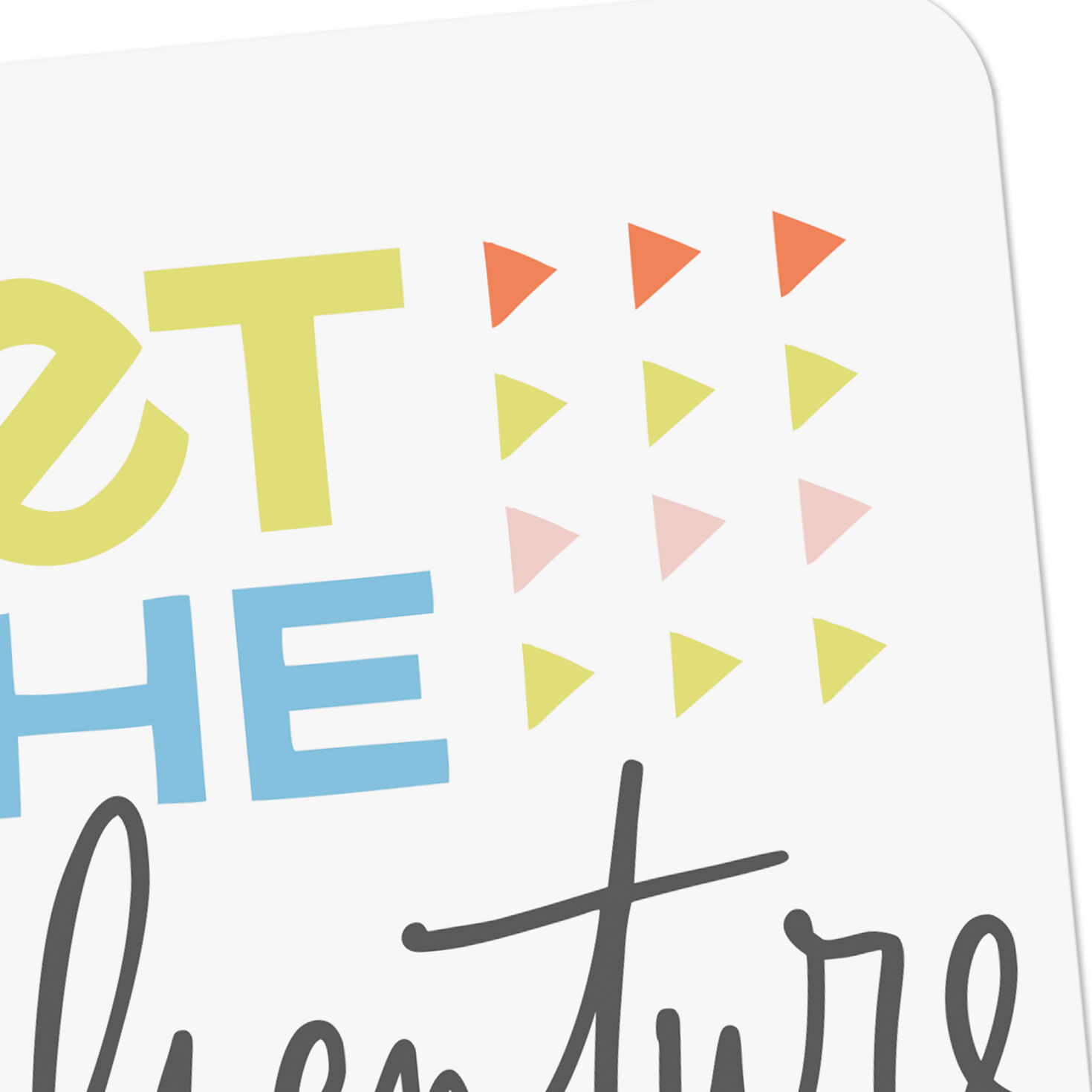 Colorful Lettering Graphics Congratulations Card Card Front Detail image number 4