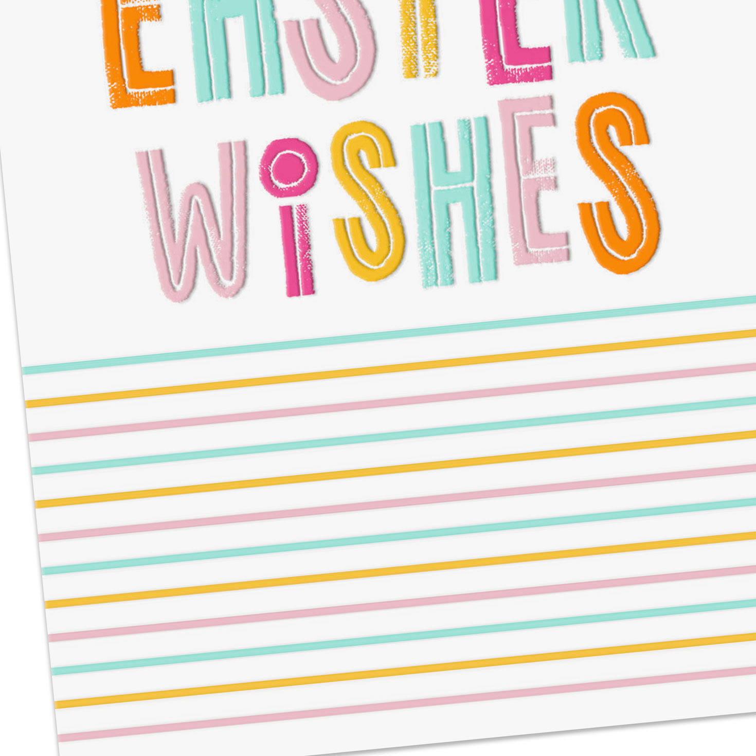 Mickey and Minnie Bunnies Money Holder Easter Card Card Front Detail image number 6