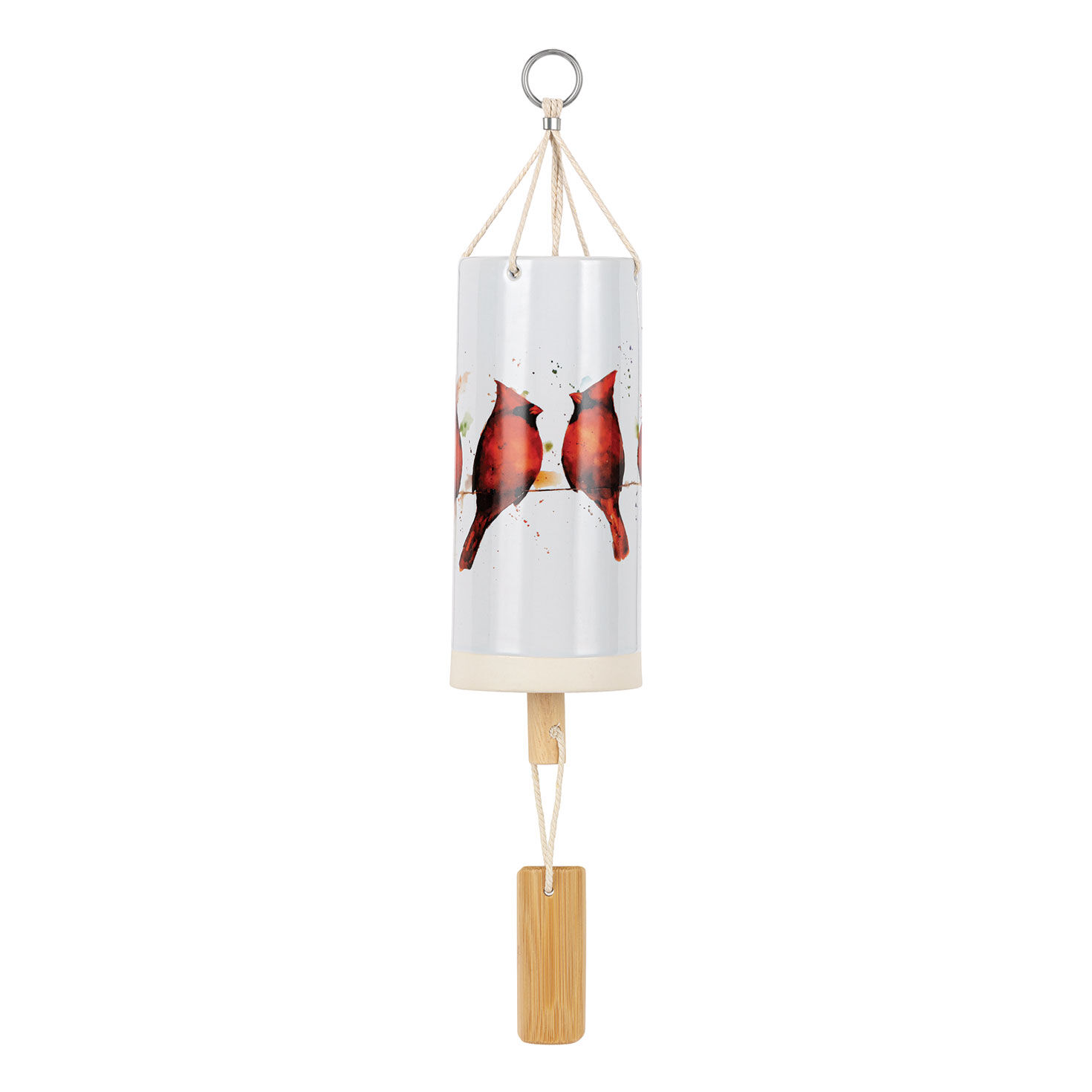 Demdaco Cardinals on a Wire Windchime, 7", , large image number 1