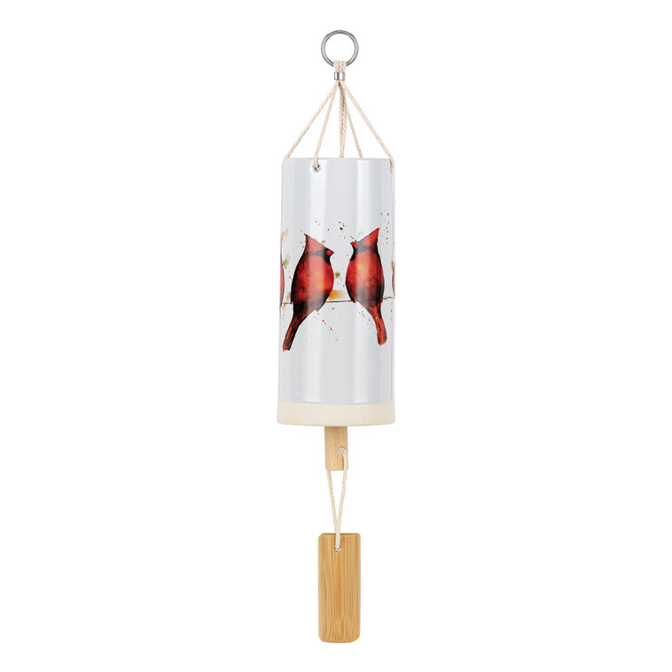 Demdaco Cardinals on a Wire Windchime, 7"