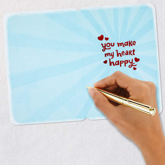 Disney Mickey Mouse You Make My Heart Happy Love Card, , large image number 6