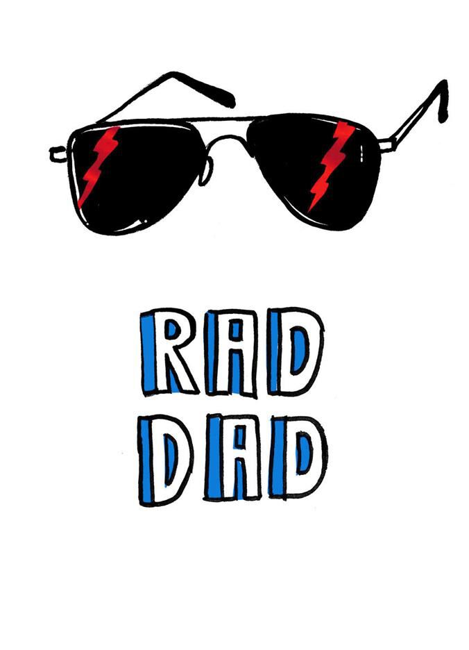 Rad Dad Father's Day Card