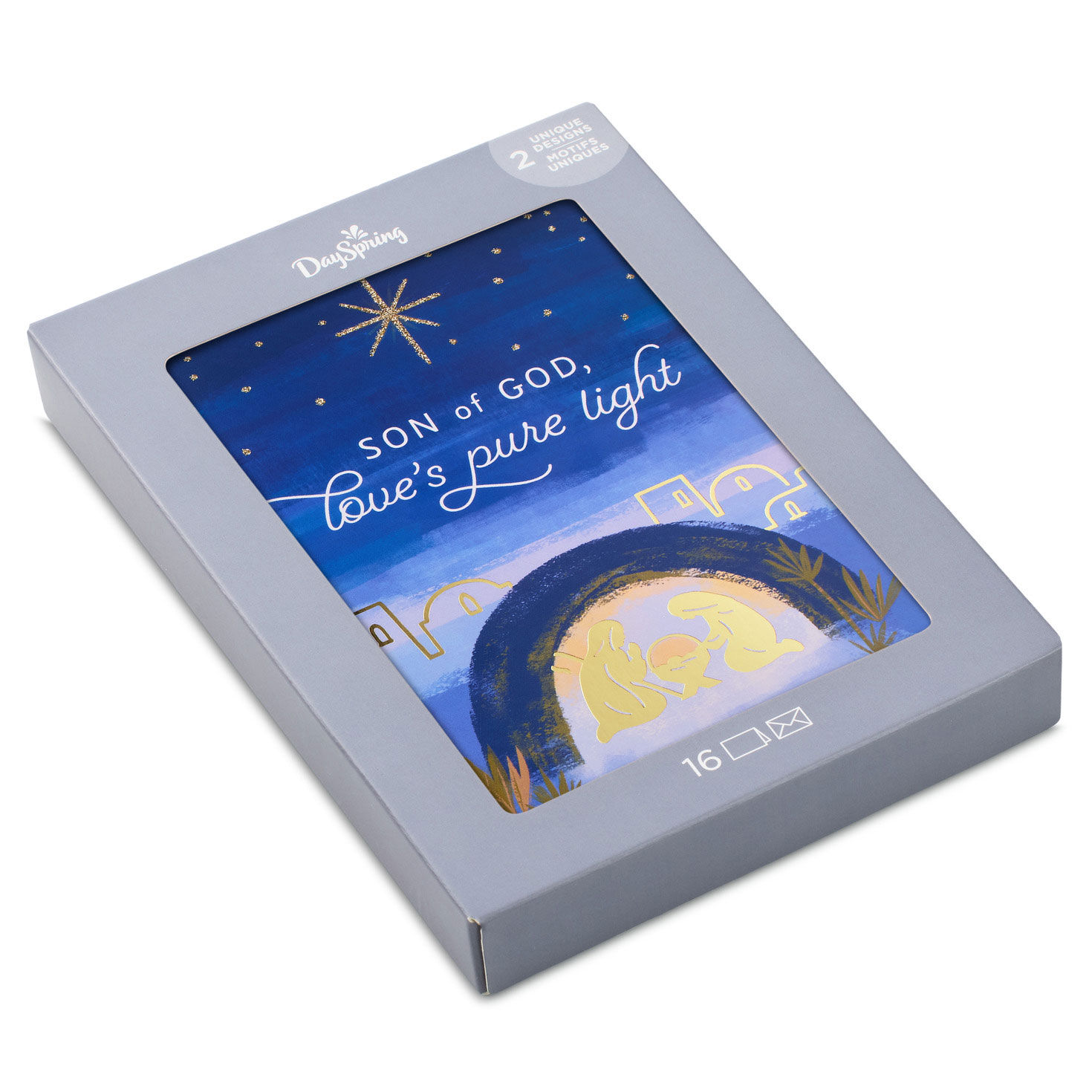 Radiant Hues DaySpring Religious Christmas Cards package front image number 2