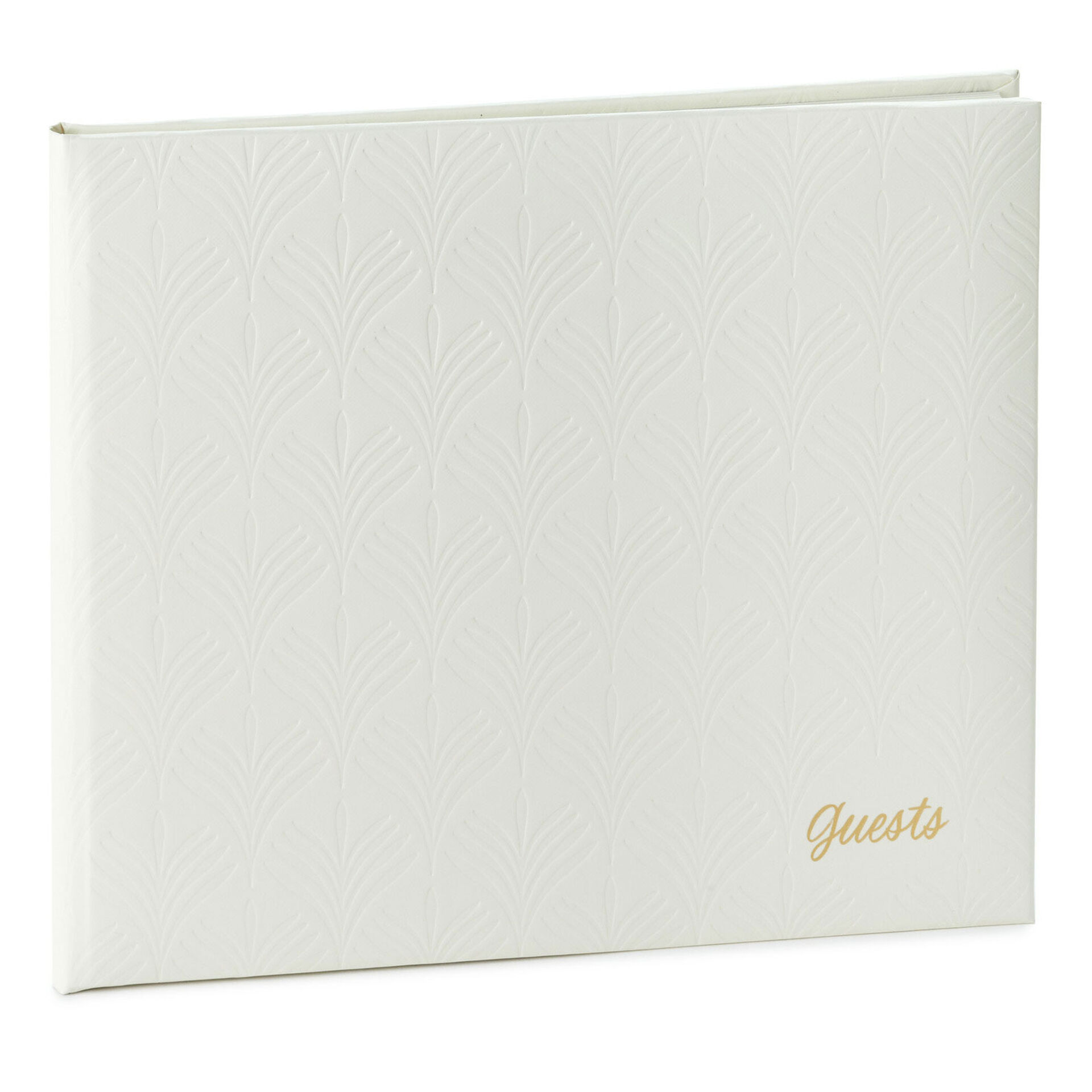 Ivory Botanical Pattern Guest Book Guest Books Hallmark