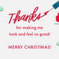Bottles of Nail Polish Christmas Card for Nail Technician, , large image number 2