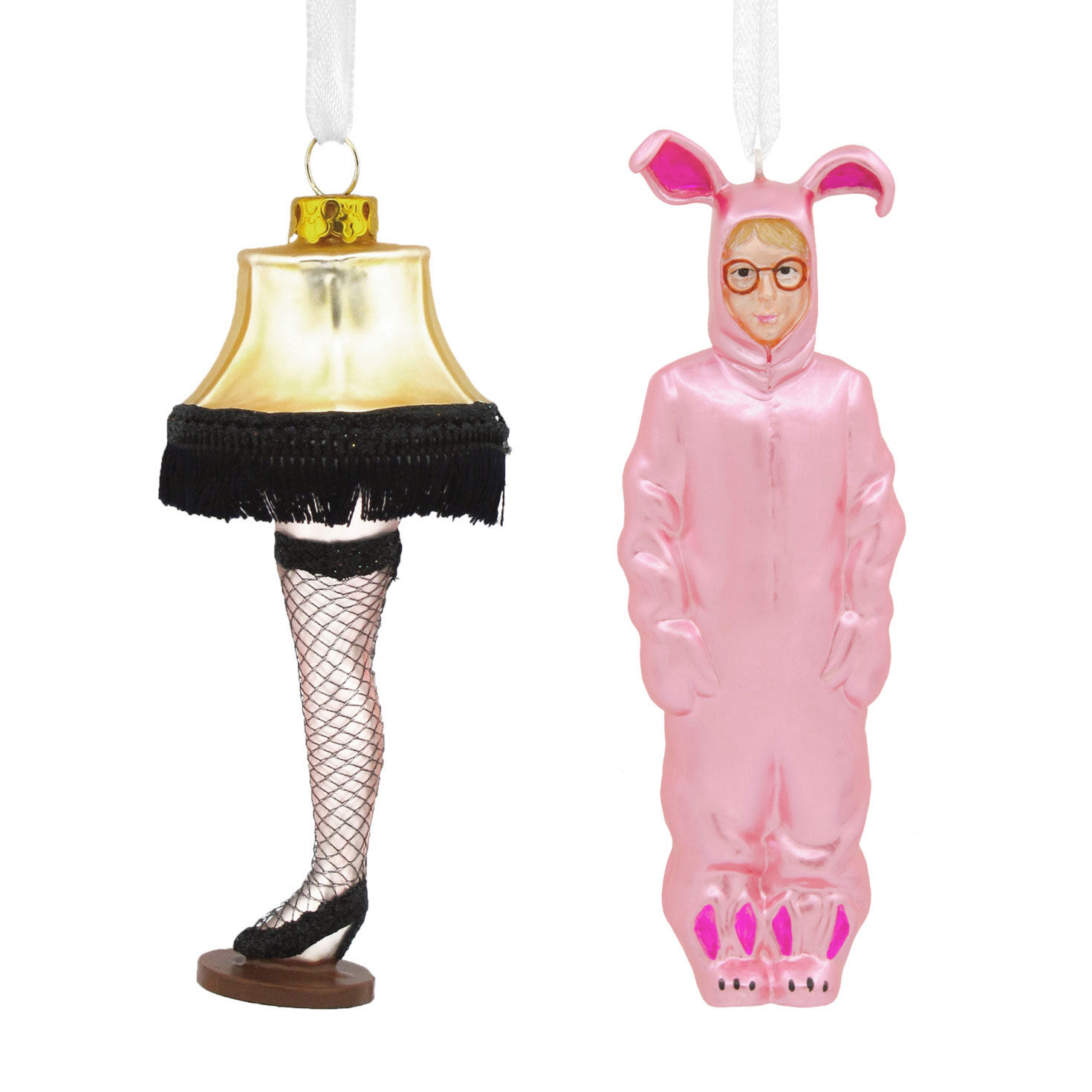 A Christmas Story™ Blown Glass Hallmark Ornaments, Set of 2