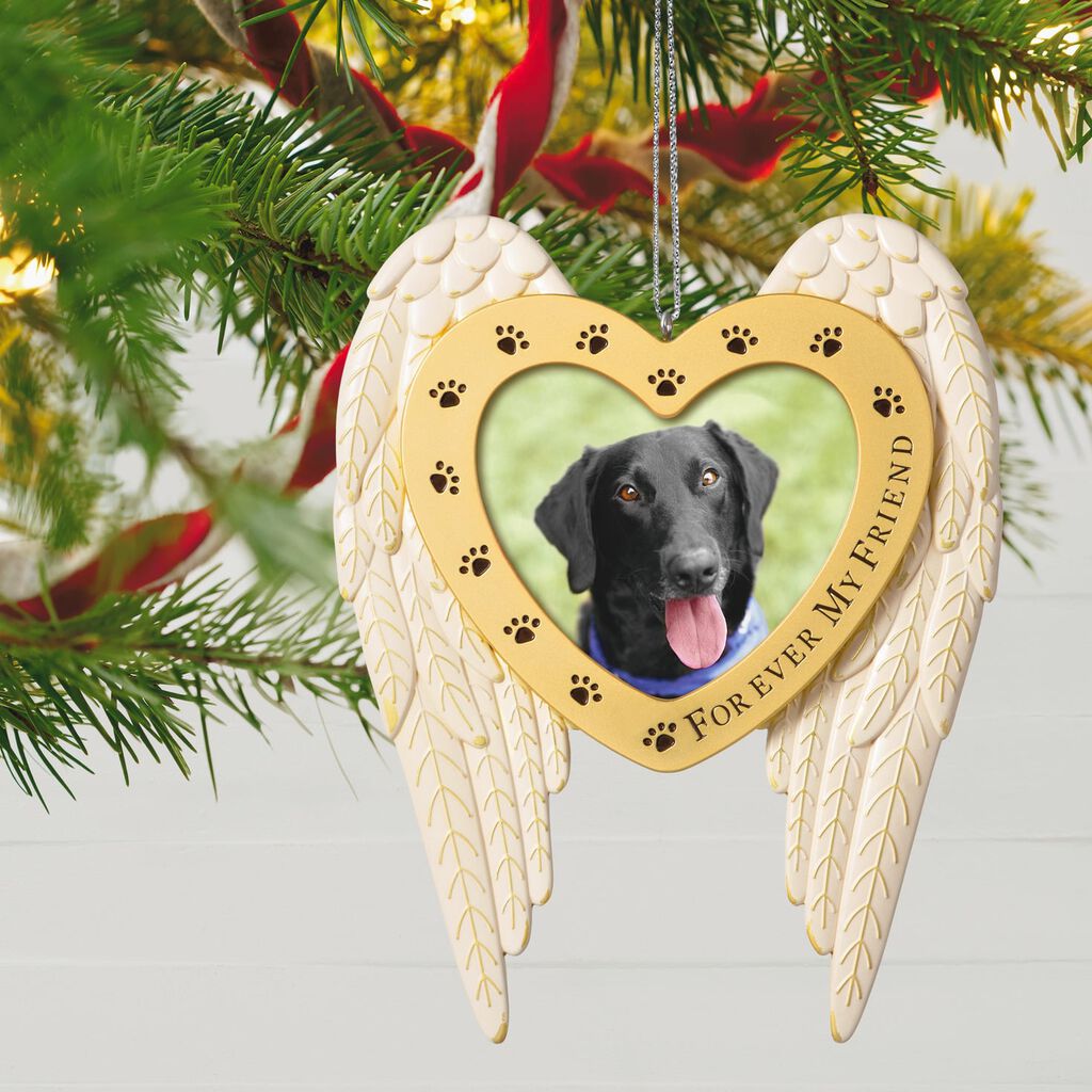 Forever My Friend Pet Memorial Metal Photo Frame Ornament