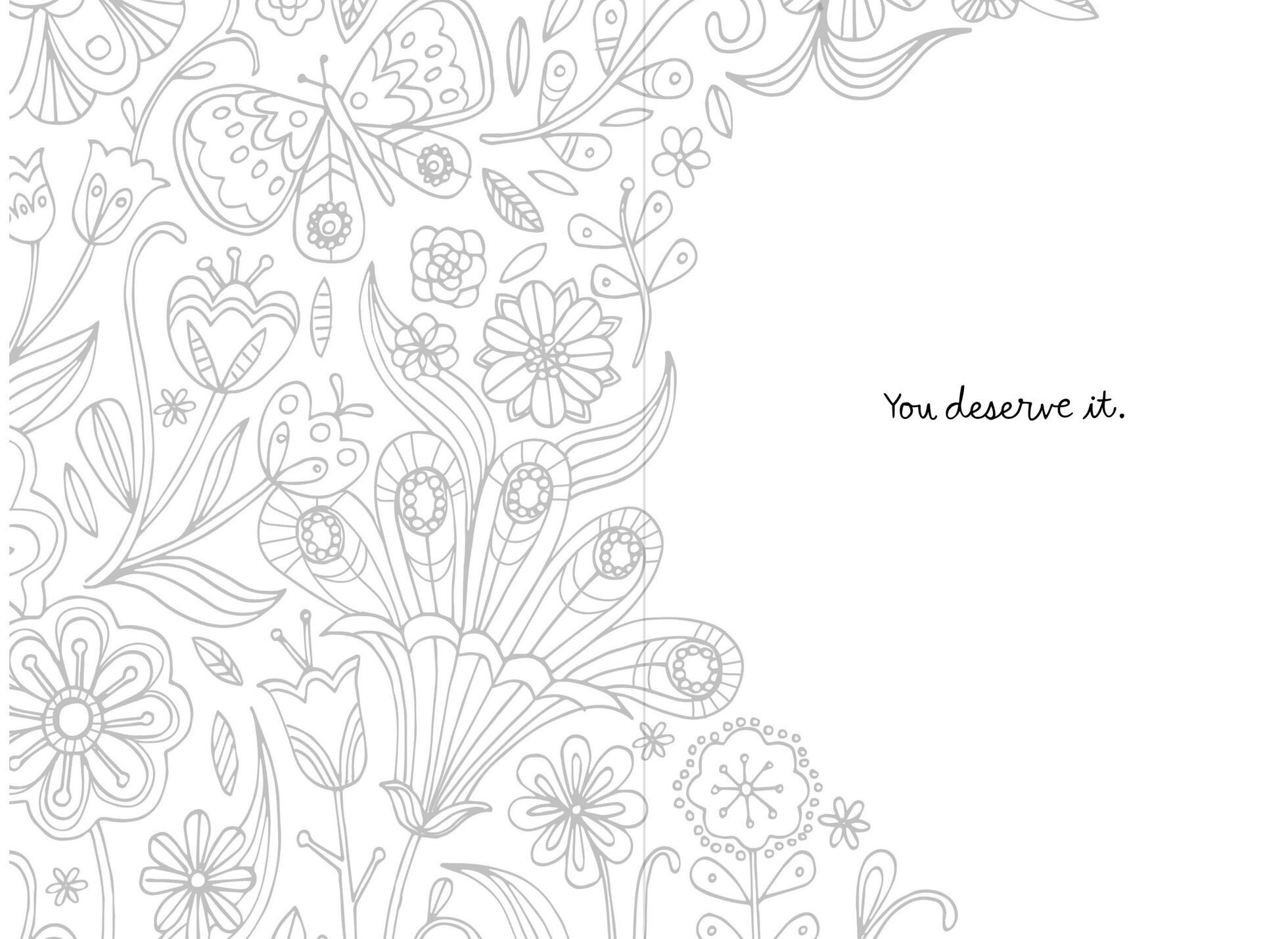 Find Your Happy Encouragement Coloring Card