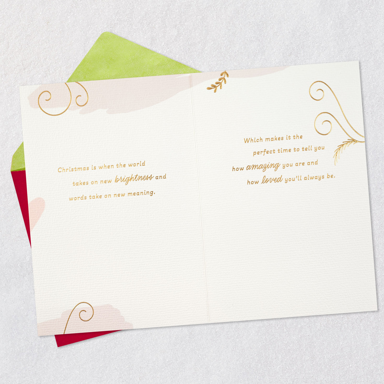 You're Amazing and Loved Christmas Card for Granddaughter, , large image number 4