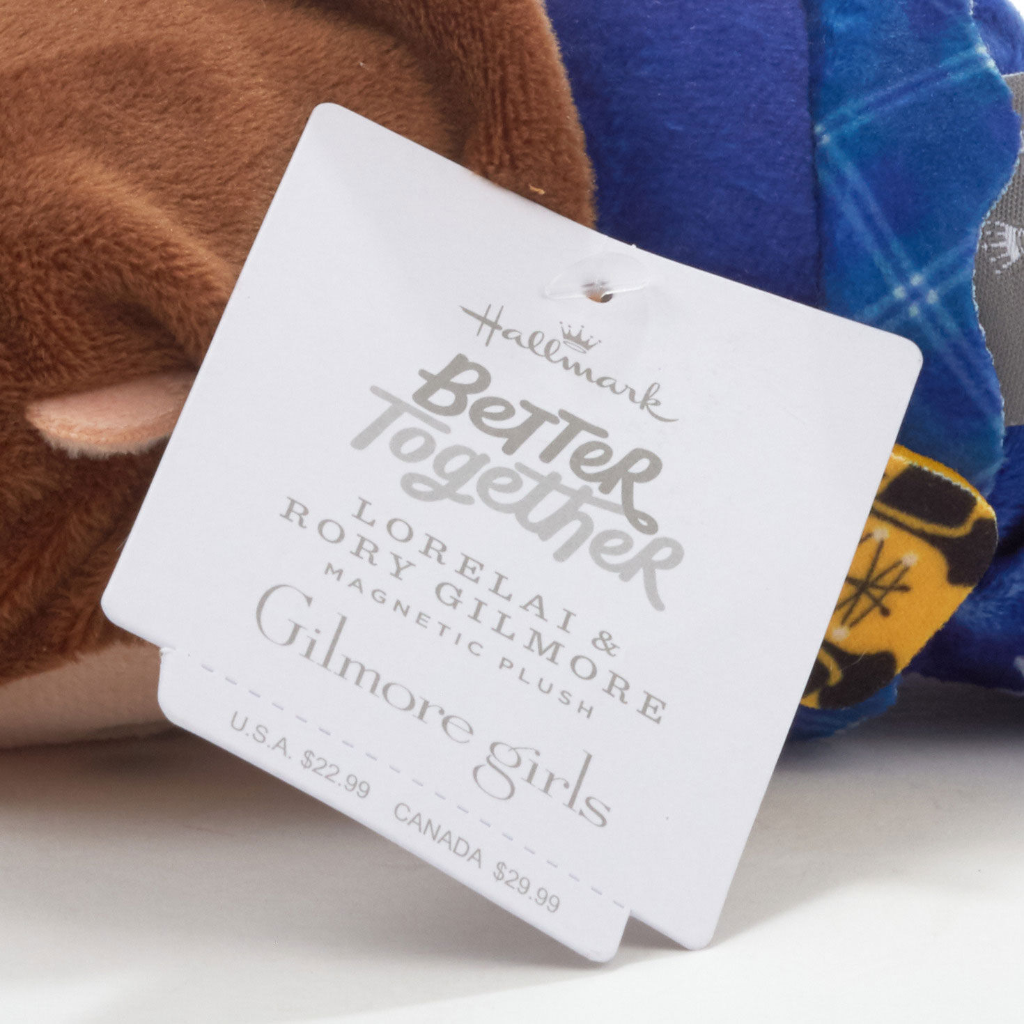 Better Together Gilmore Girls Lorelai and Rory Magnetic Plush Pair, 4.75" H, , large image number 7