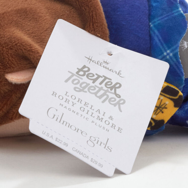 Better Together Gilmore Girls Lorelai and Rory Magnetic Plush Pair, 4.75" H, , large image number 7