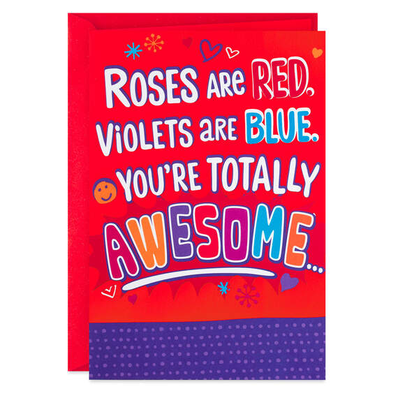 Roses Are Red Funny Valentine's Day Card, , large image number 1
