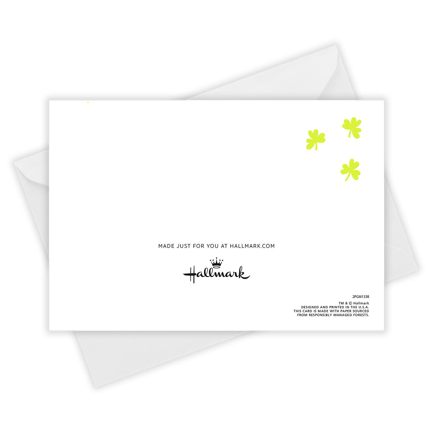 Personalized Clovers St. Patrick&rsquo;s Day Photo Card  image number 5