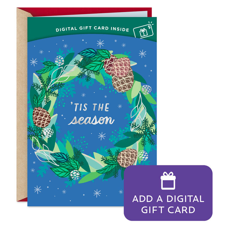 ’Tis the Season Gift Card Greeting Holiday Card