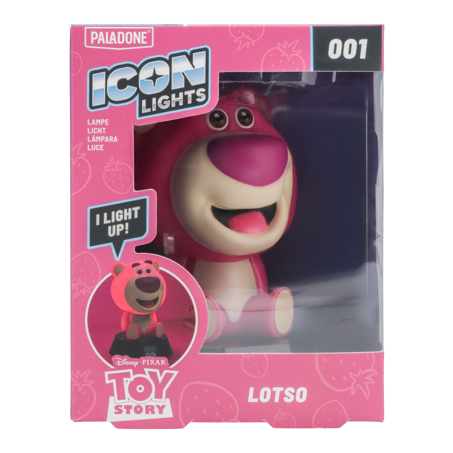 Lotso Huggin Bear Pink Night Light package front image number 3