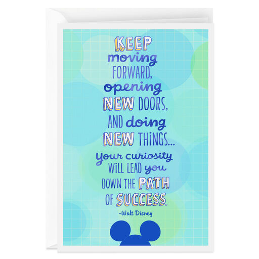 Disney Your Curiosity Will Lead You Congratulations Card, 