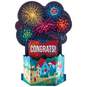 Festive Fireworks Pop Up Musical Congratulations Card With Light, , large image number 1