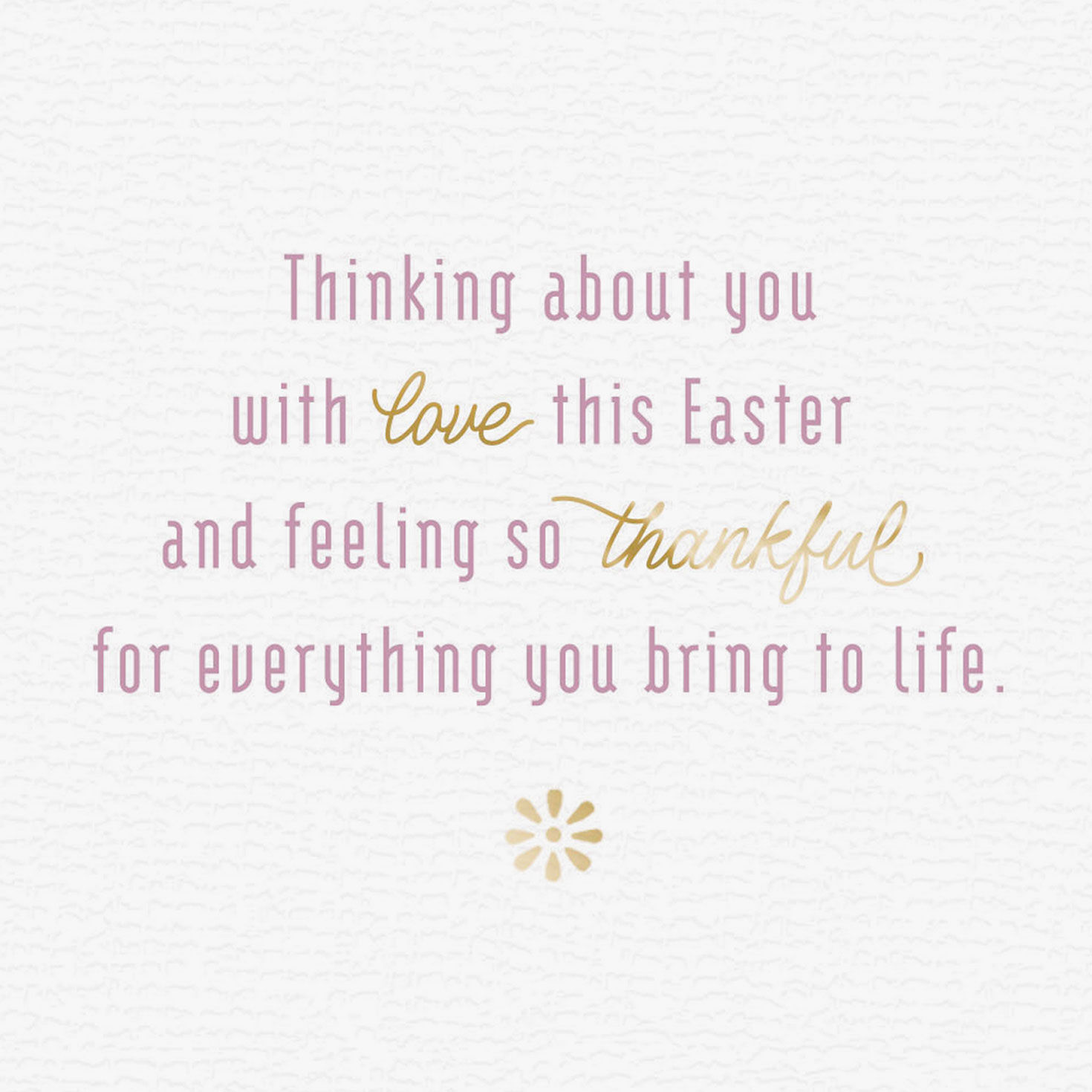 Gold Egg with Flowers Easter Card for Daughter Sentiment image number 2