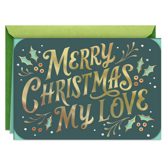 My Husband, My Love Christmas Card
