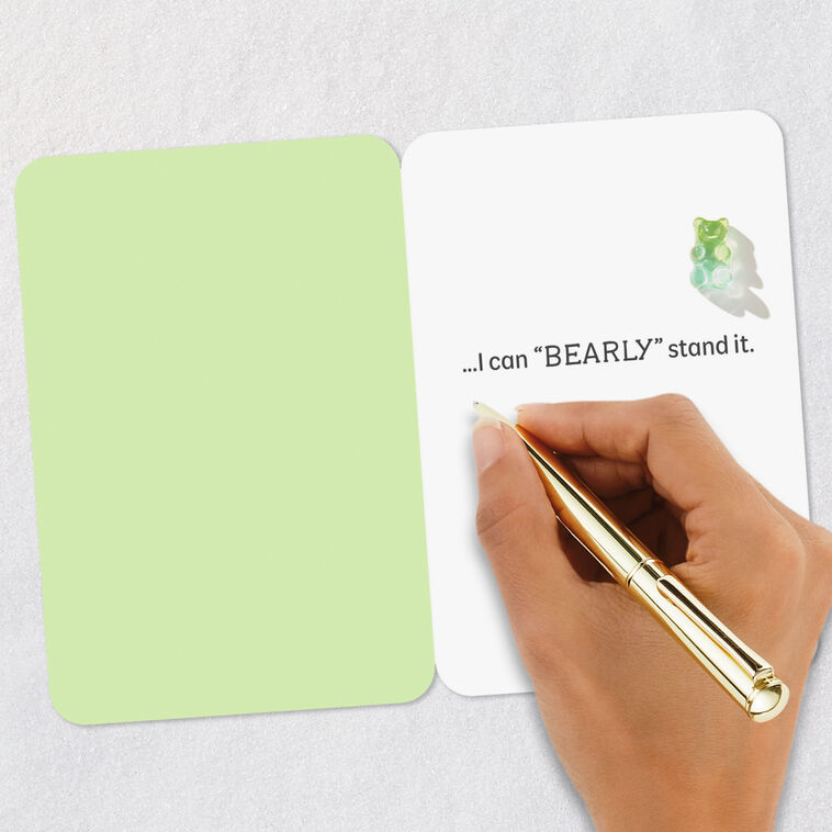 Colorful Gummy Bears Love Card for Kids Signing card image number 6