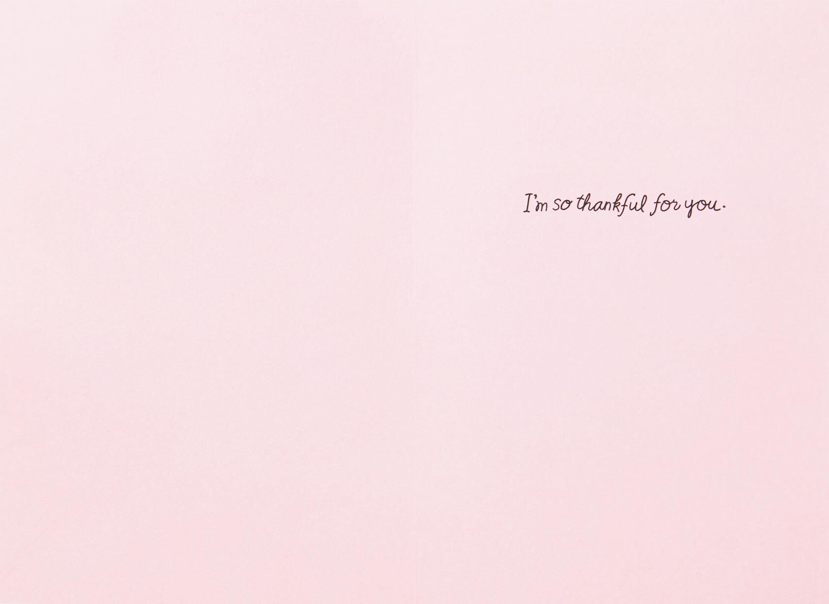Everlasting Poppy Bloom Thank You Card