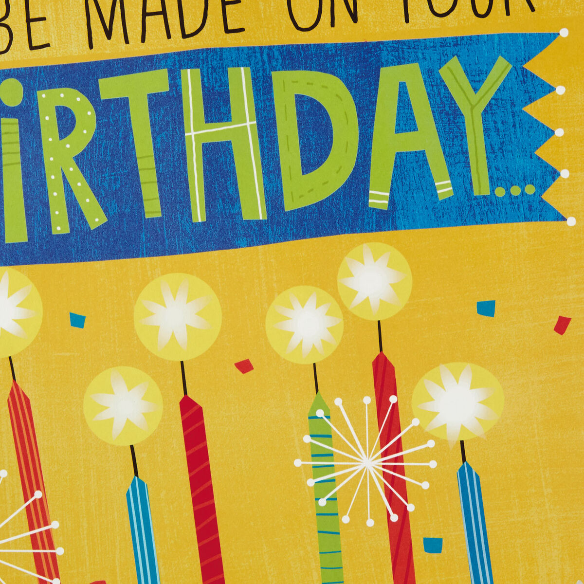 16" Make a Fuss Cake PopUp Jumbo Birthday Card Greeting Cards Hallmark