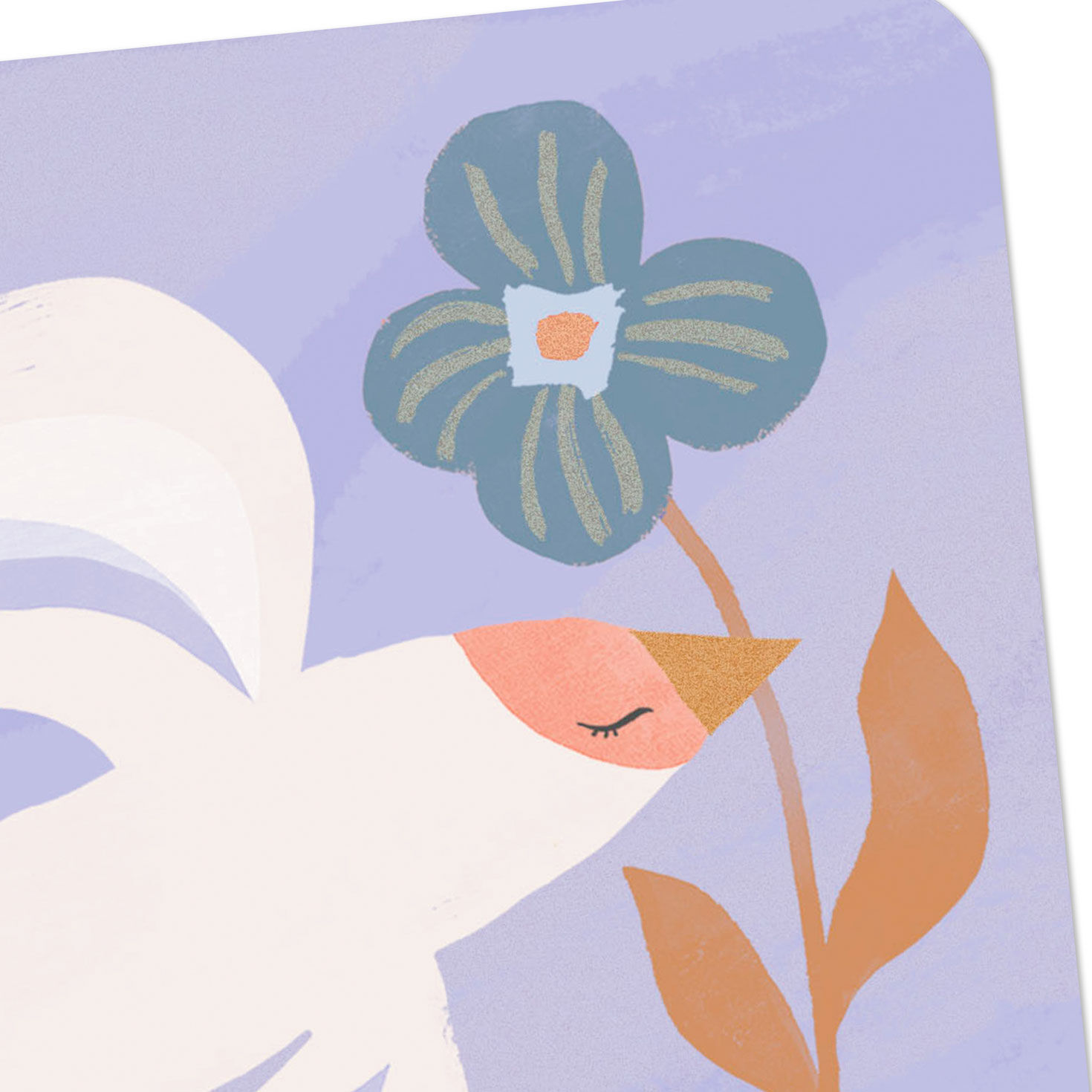 Bird With Flower Infertility Support Encouragement Card Card Front Detail image number 4