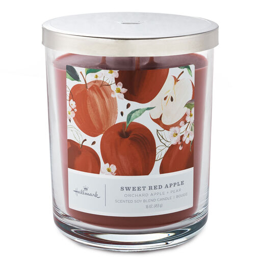 Sweet Red Apple 3-Wick Jar Candle, 16 oz., 