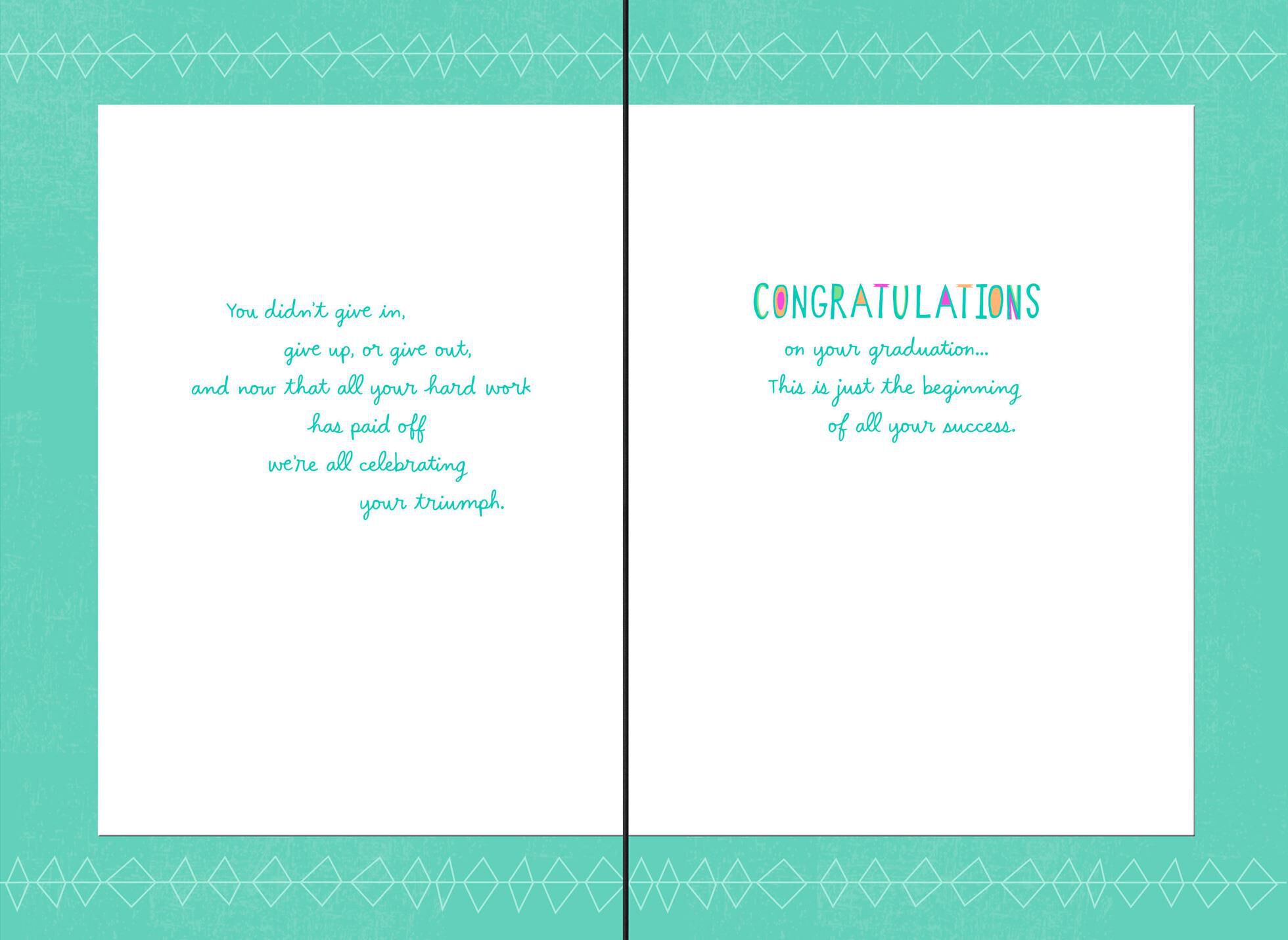 No Stopping You Now Graduation Card
