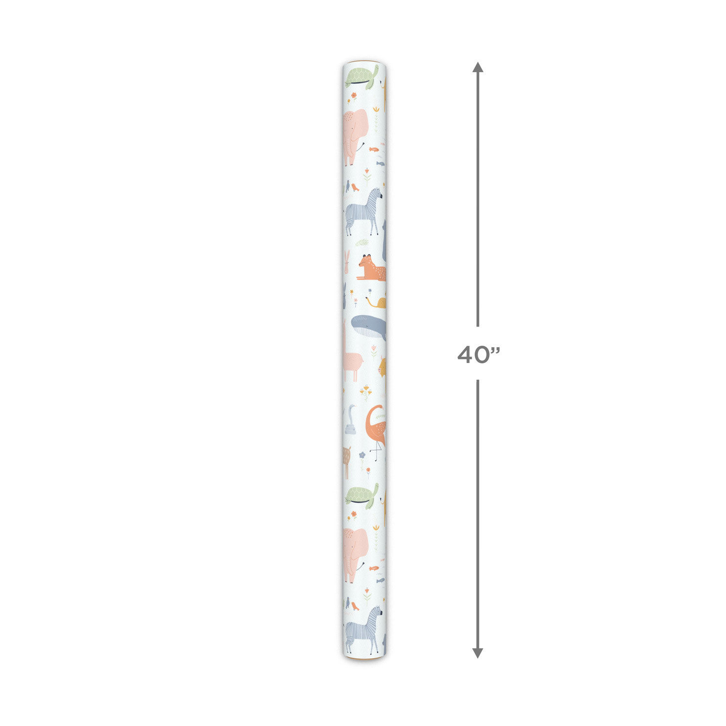 Pastel Animals Jumbo Wrapping Paper, 90 sq. ft., , large image number 5