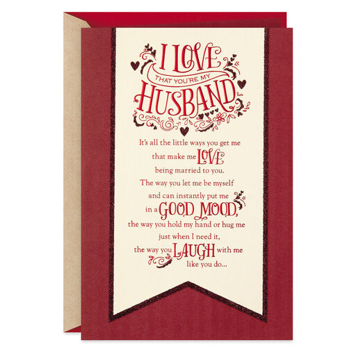 So Glad I've Got You to Love Sweetest Day Card for Husband, 
