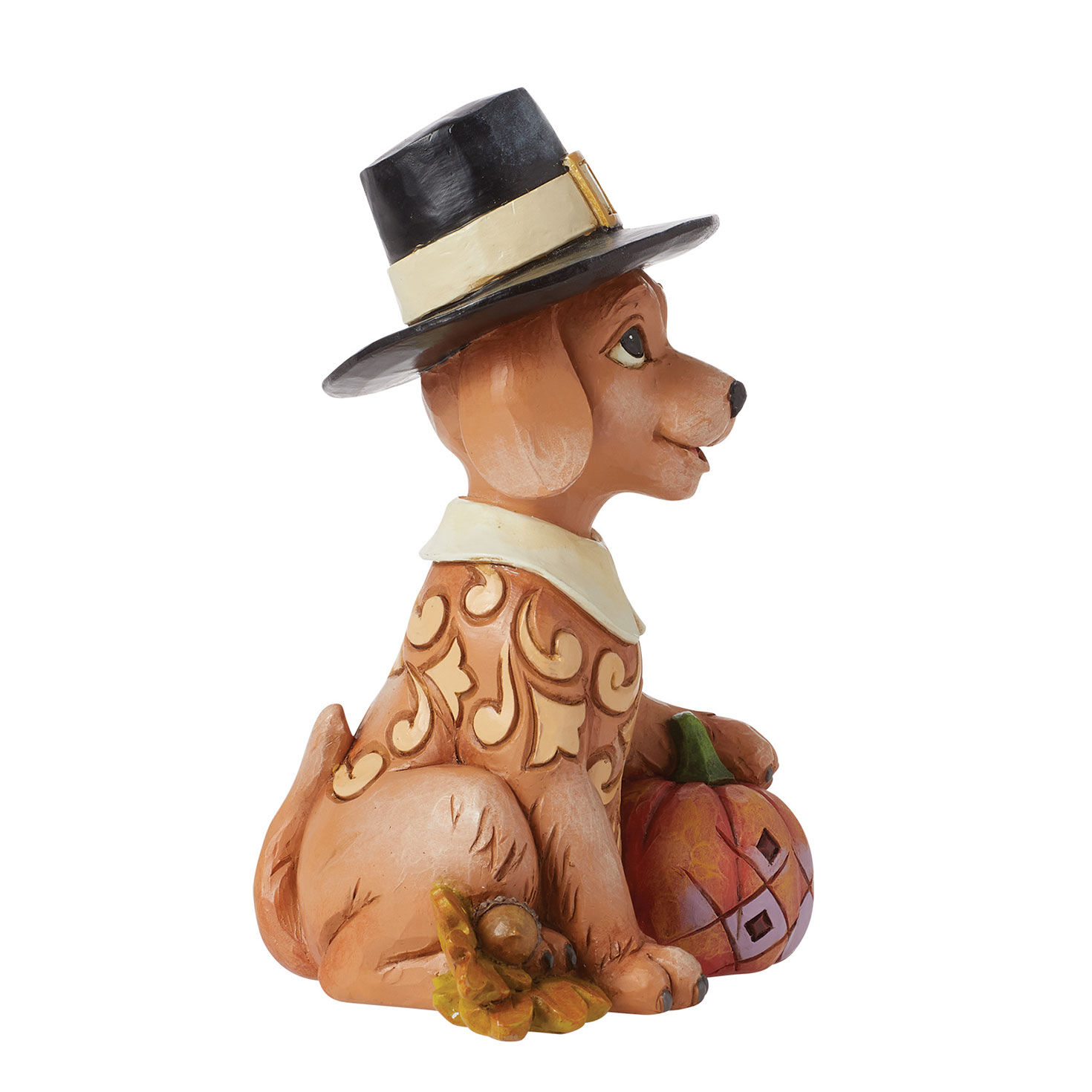 Jim Shore Heartwood Creek Dog With Pilgrim Hat Figurine, 4.7", , large image number 4