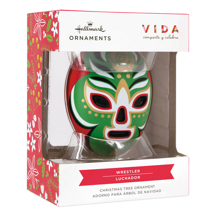 Vida Wrestler Luchador Mask Hallmark Ornament, , large image number 4