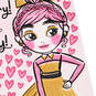 Fabulous Day Girl With Hearts Valentine's Day Card, , large image number 4