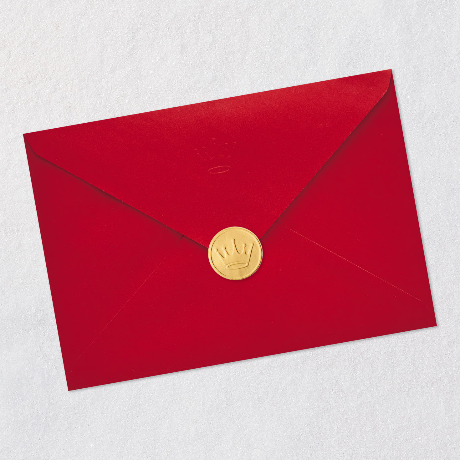 Holiday Wreath Daughter Christmas Card Envelope Back with Seal image number 8