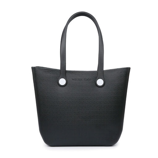 Jen & Co. Small Vira Versa Tote Bag in Black, 