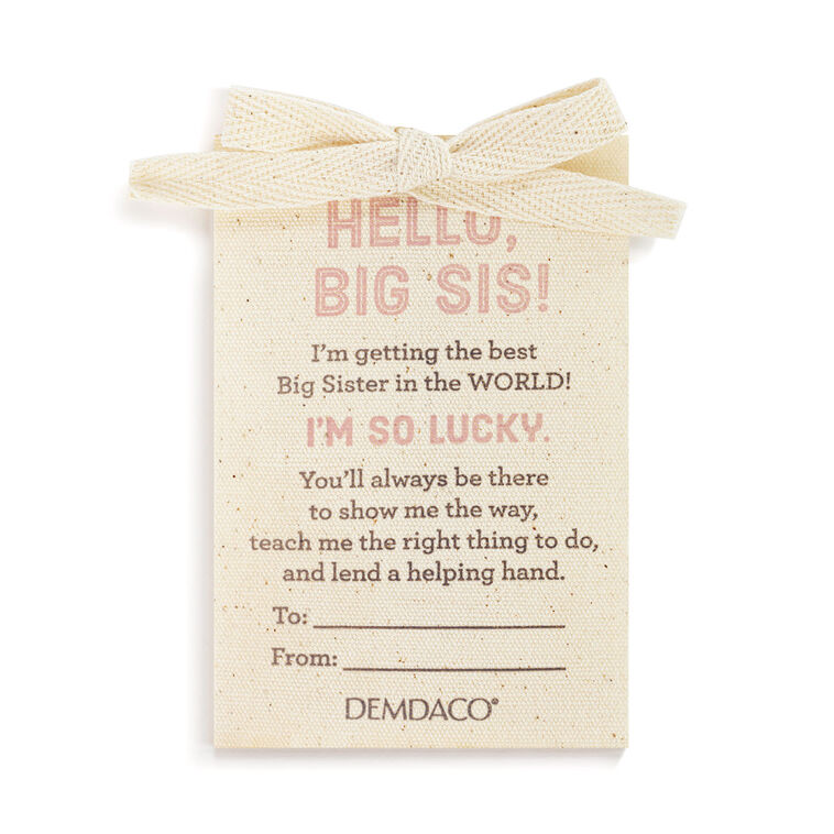 White Puppy Stuffed Animal for Big Sister  image number 4