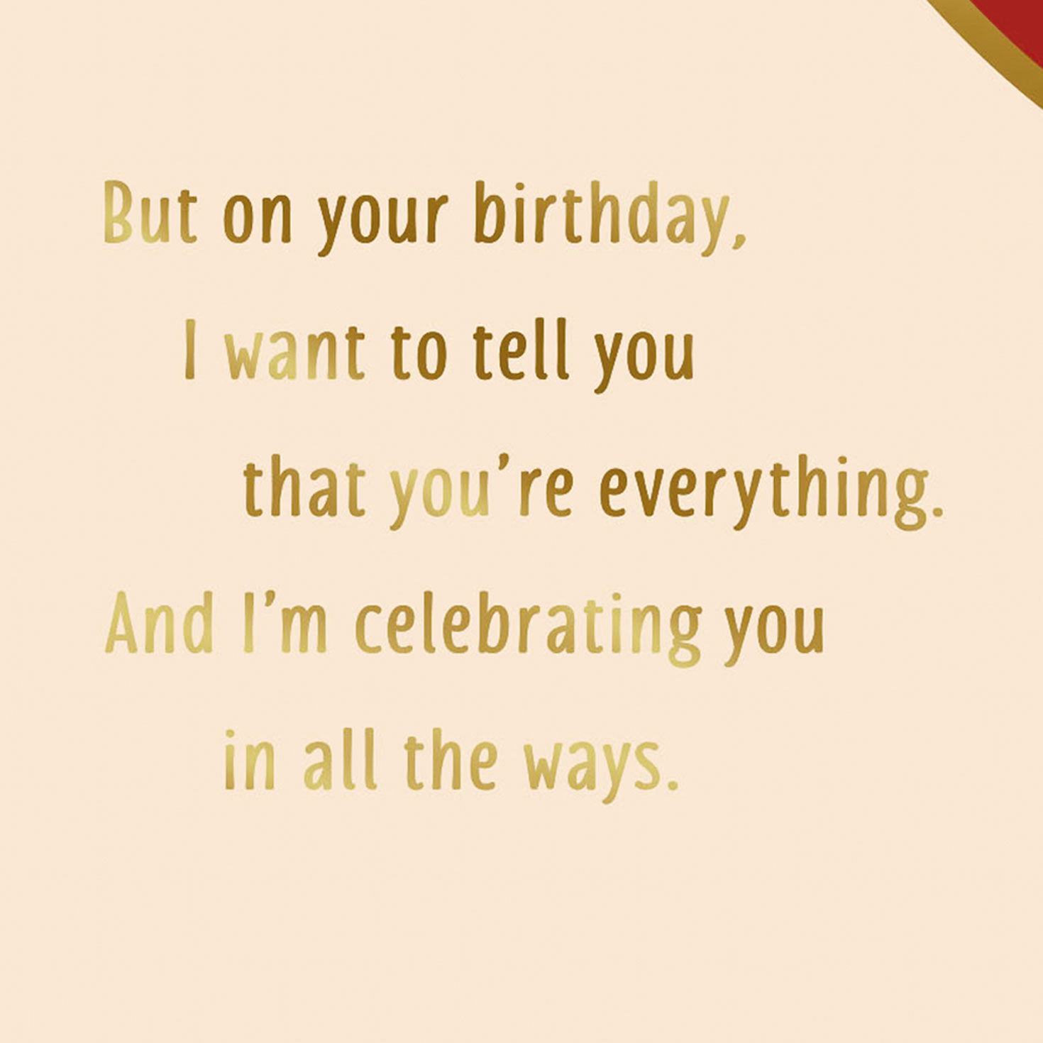 You're Everything to Me Birthday Card for only USD 3.59 | Hallmark