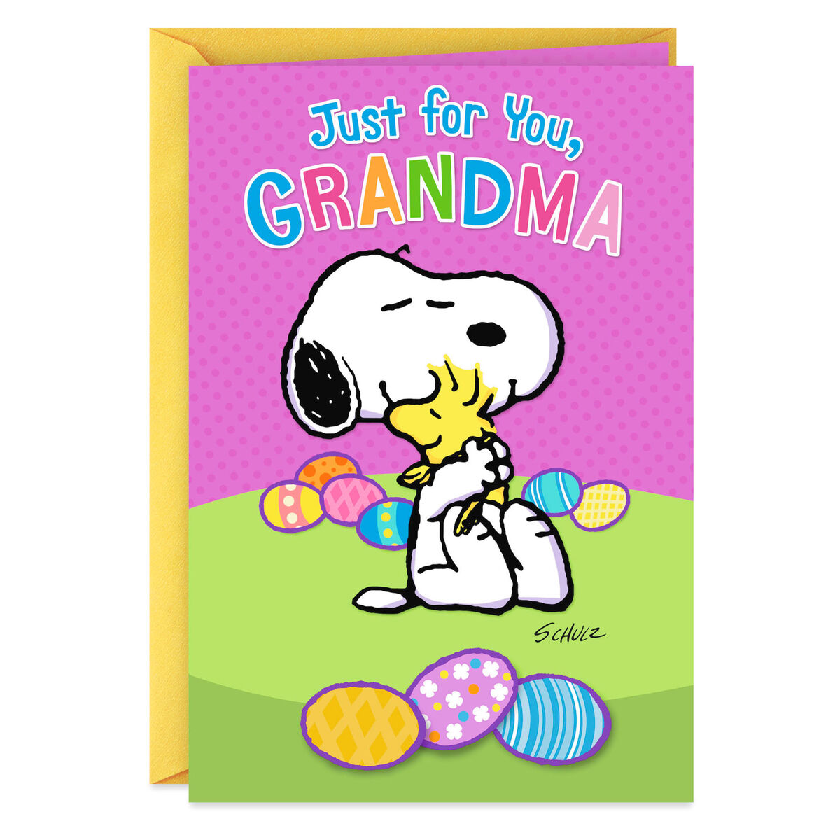 Peanuts® Snoopy and Woodstock Easter Card for Grandma Greeting Cards