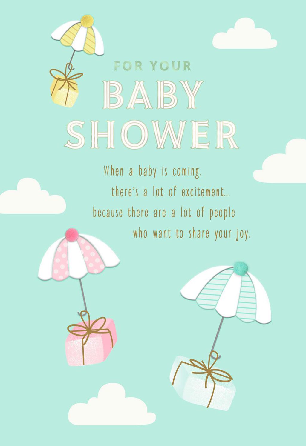 Sharing Your Joy Baby Shower Card Greeting Cards Hallmark