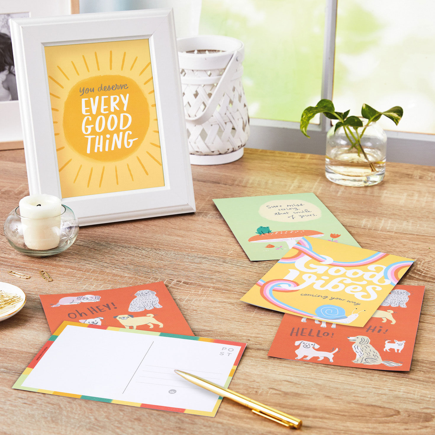 Sunny Snails and Mushrooms Postcard Pack in use image number 6