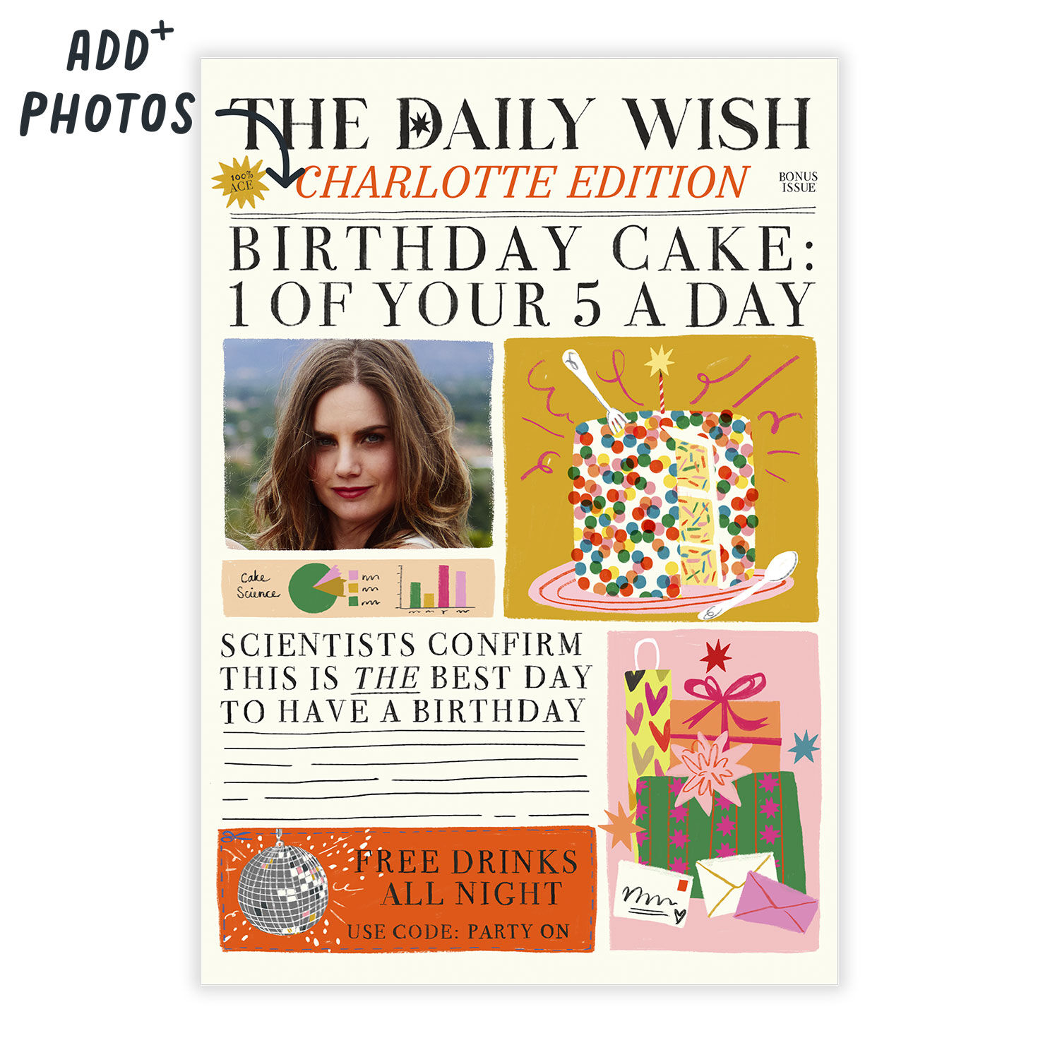 Birthday Cake News eCard, , large image number 2