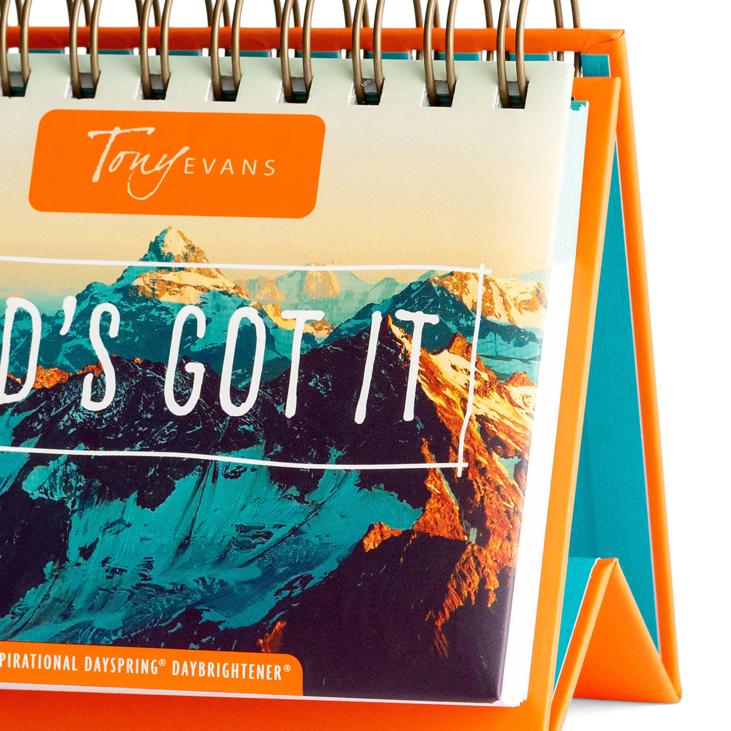 Tony Evans God's Got It 365 Day Perpetual Calendar closeup view image number 5